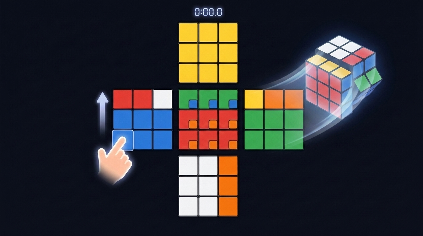 Cross Cube — An Unfolded Cube Puzzle